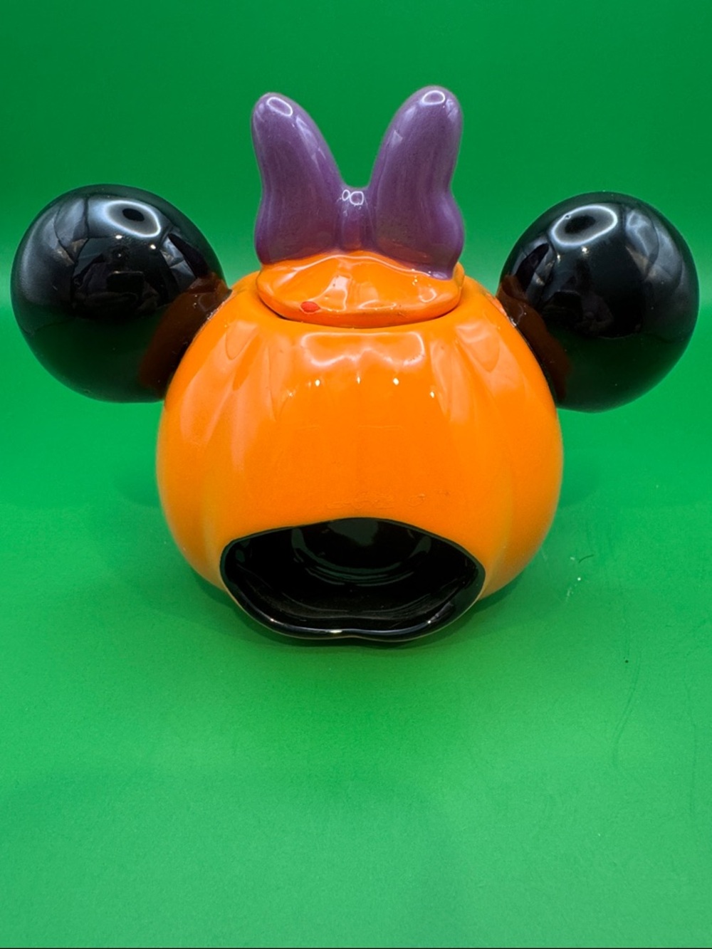 Disney Halloween Minnie Mouse Pumpkin Tea Light Holder - Picture 3 of 5